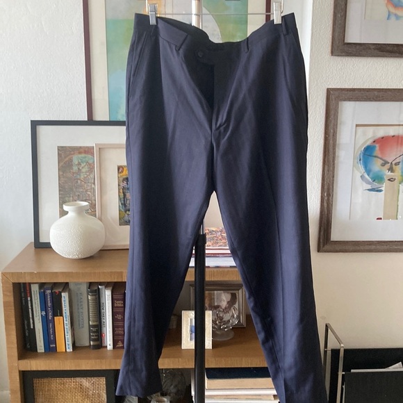 Men's Navy Pants - Picture 1 of 3